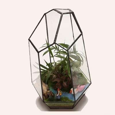 Geometric glass hanging terrarium bonsai pots wholesale